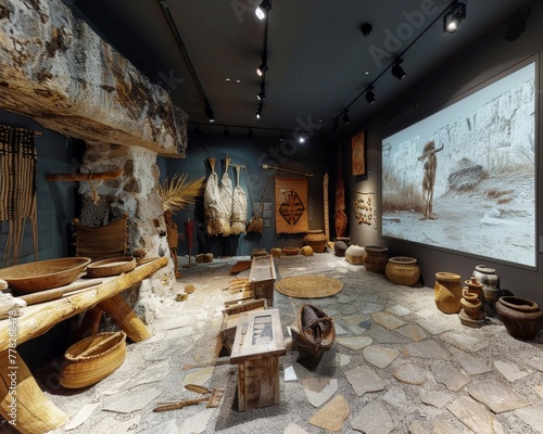 Interactive digital museum of the Mesolithic period photo