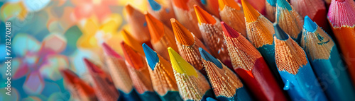 Drawers pencils, minds creations manifesting