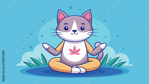 cute-cat-meditating-yoga