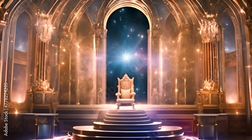 The Azure and Auric Throne Commands Respect and Admiration photo