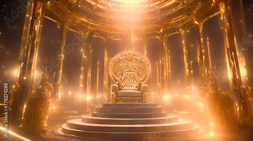 The Tranquil Golden Throne Offers a Moment of Respite photo