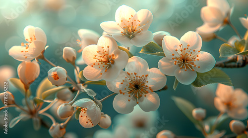 Background  Floral Spring Abstract Background of Nature