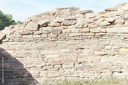 New Mexico's Salmon Ruins, built by the Ancestral Puebloans in the 11th century photo