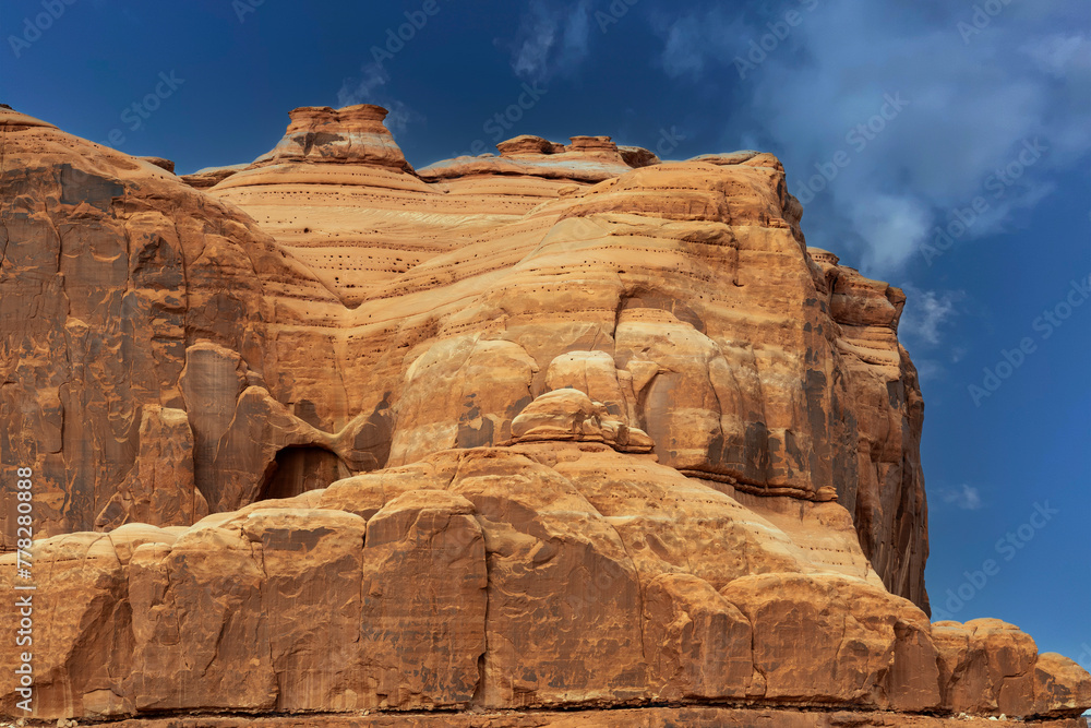 Fototapeta premium Beautiful rock formations in the Arches National park