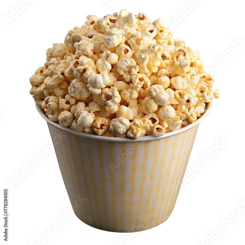 popcorn bucket, transparent background 