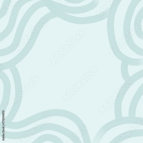 Abstract frame background in light blue color