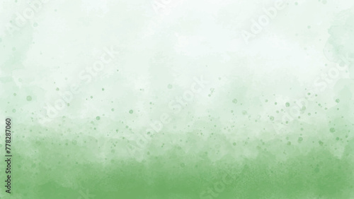 Abstract green stain splash dirty watercolor background