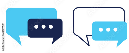 chat icon vector sign symbol