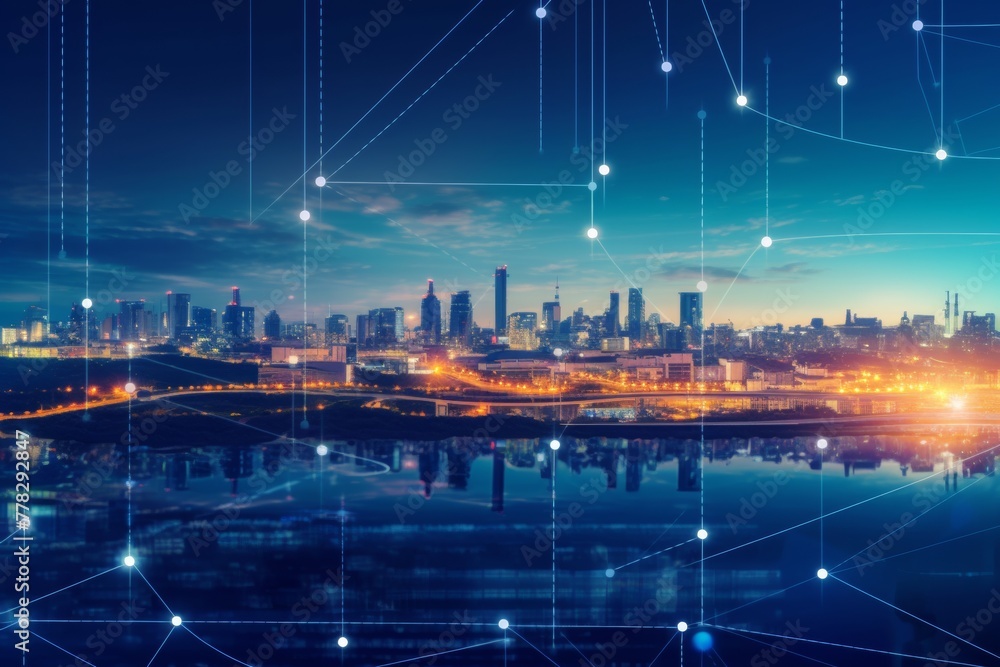 Fototapeta premium Data mining, statistics, machine learning, artificial intelligence, and database management analyzing and extracting valuable information from structured or unstructured data