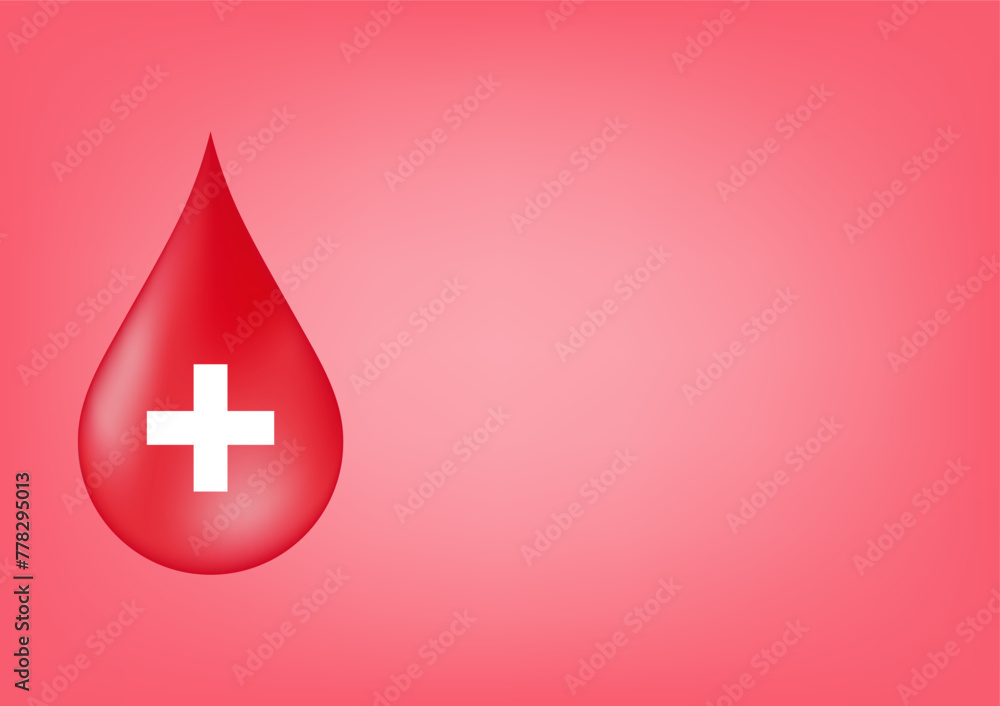 Blood Drop. Blood Donation Concept. World Blood Donor Day. Vector Illustration. Blood Drop. Blood Donation Concept. World Blood Donor Day. Vector Illustration.