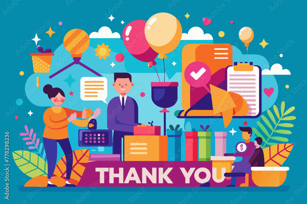 a thank you card for employees