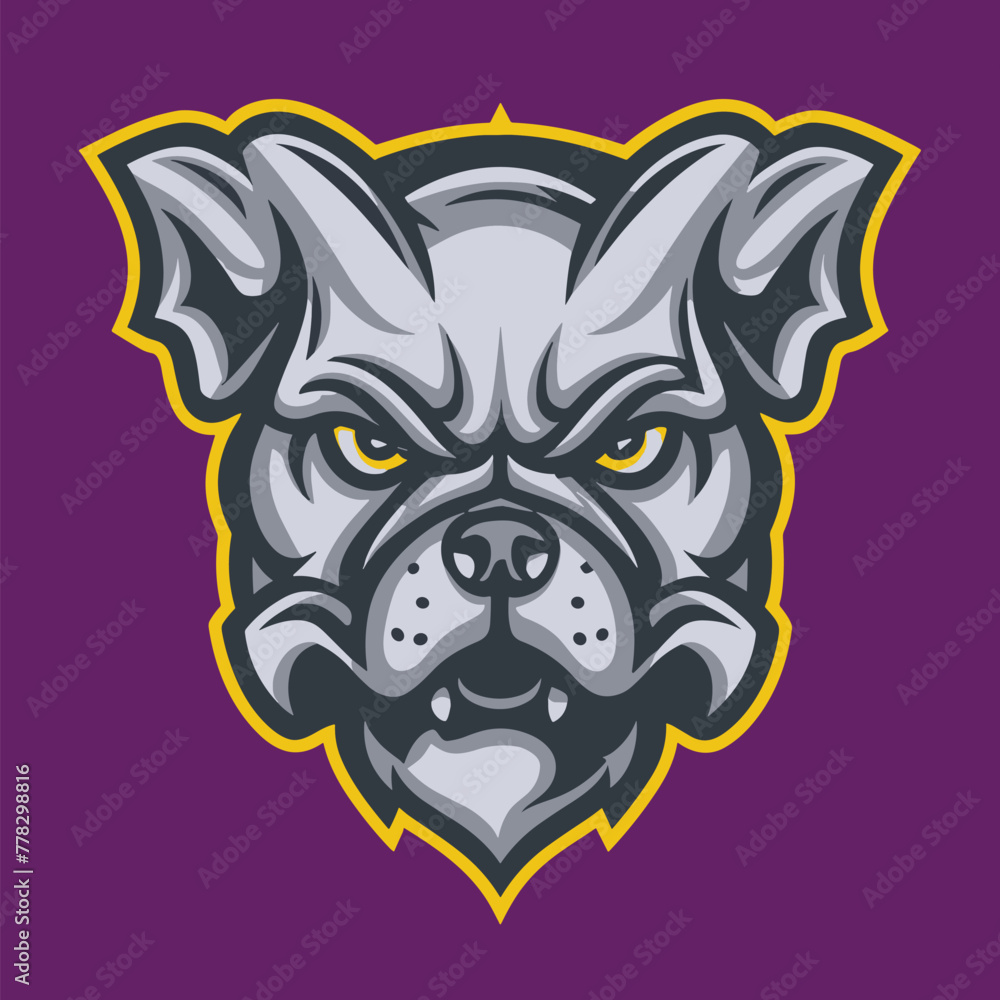 classic vibe bulldog head vector art design classic vibe bulldog head vector art design