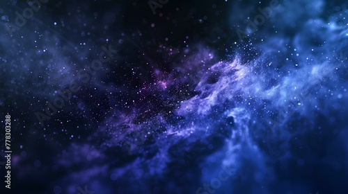 Starry Night Sky Nebula Background