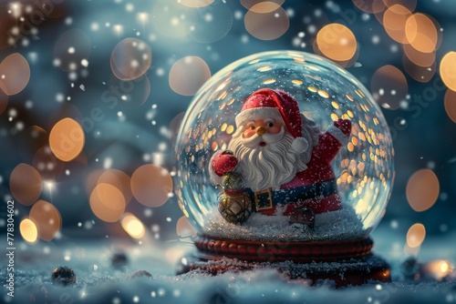 Snow Globe With Santa Claus