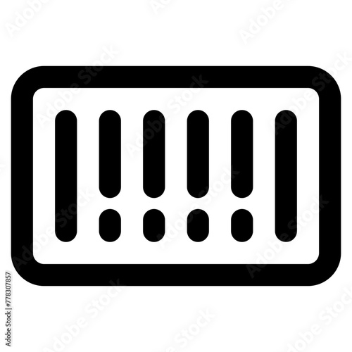 barcode icon for illustration