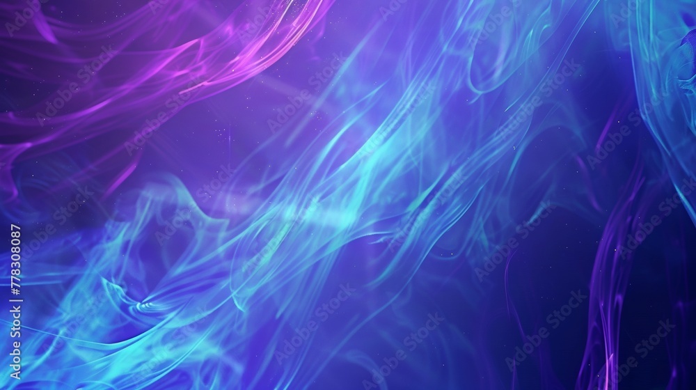 Obraz premium Blue and purple streamer background