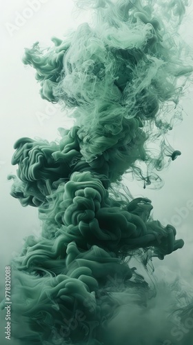 smoke on white background ,abstract background, colorful smoke of Joss stick © Adeem