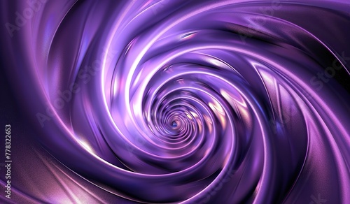 vibrant purple digital swirl abstract background © volga
