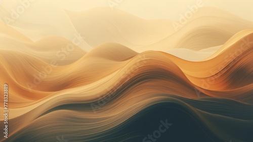 Abstract texture line wave in the old desert and the empty quarter. High quality photo