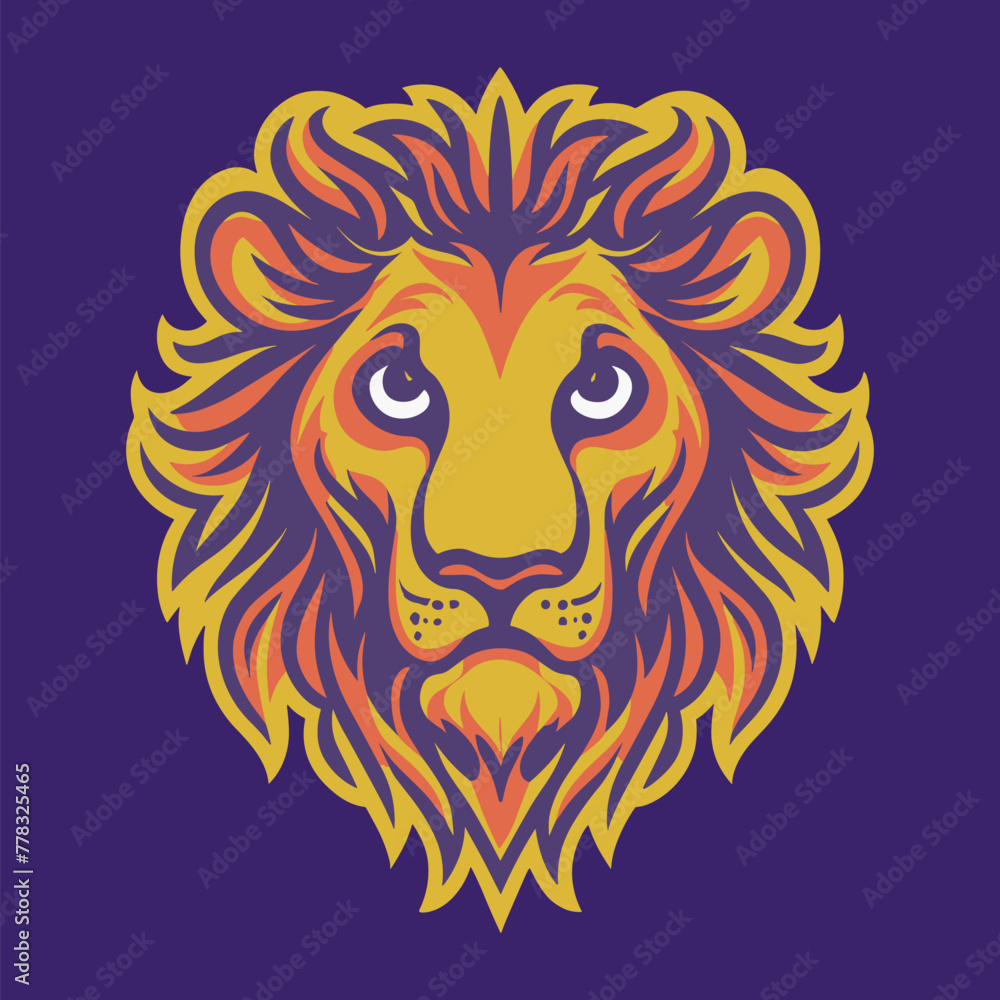 classic lion head vector editable classic lion head vector editable