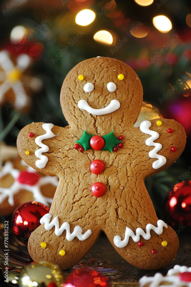 Gingerbread cookie man