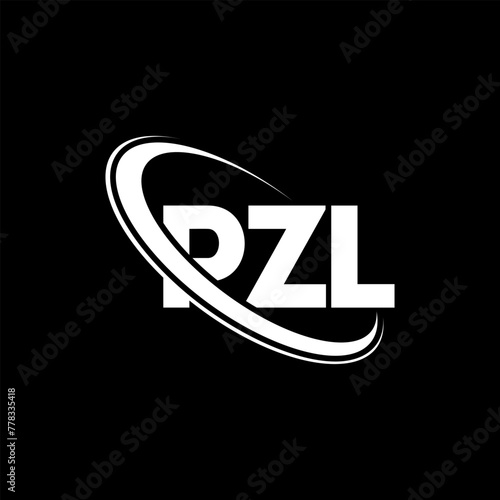 PZL logo. PZL letter. PZL letter logo design. Initials PZL logo linked with circle and uppercase monogram logo. PZL typography for technology, business and real estate brand. photo