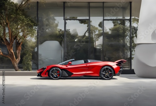 A view of a Maclaren Sports car