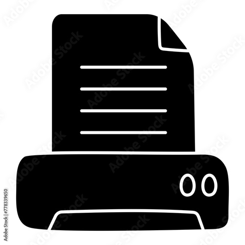 Perfect design icon of printer


