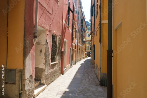 La cittadina di Moneglia in provincia di Genova  Liguria  Italia.