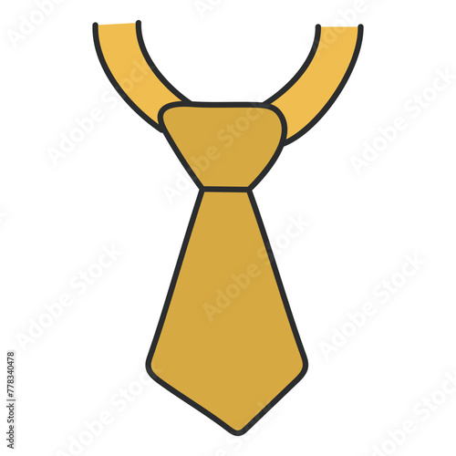 An icon design of tie

