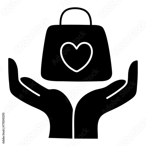 A beautiful design icon of favorite shopping

