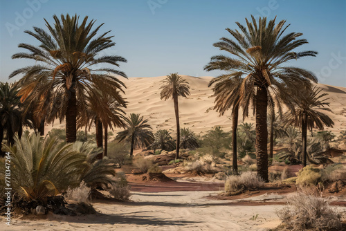 palm trees on the beach