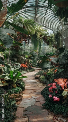 Alien flora conservatory  extraterrestrial blooms  otherworldly beauty