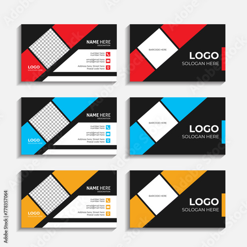 Set of Modern Business Card Design