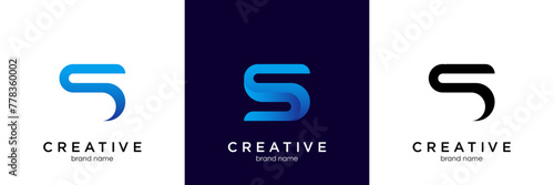 Letter S logo icon design template elements