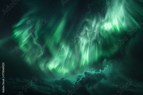 The captivating spectacle of the Northern Lights in the Arctic