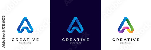 Letter A Logo. A Letter Design Vector