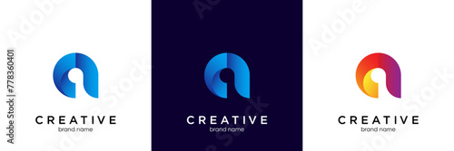 Letter A Logo. A Letter Design Vector