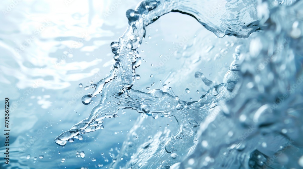 Close Up View of Water With Bubbles Close Up View of Water With Bubbles