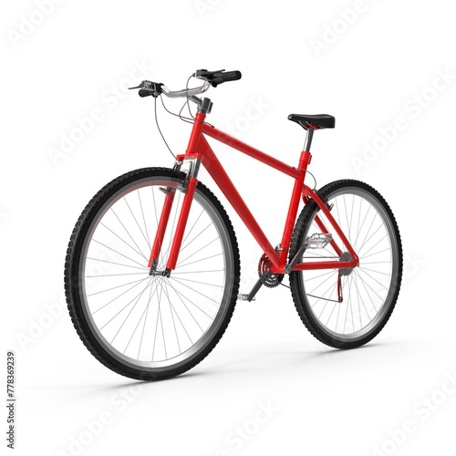 Highly Detailed Realistic Bicycle 3D Model PNG - Perfect for Urban Lifestyle and Cycling Projects