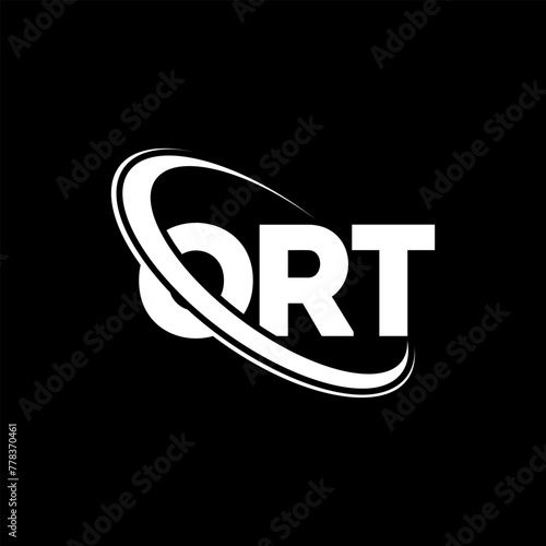 ORT logo. ORT letter. ORT letter logo design. Initials ORT logo linked with circle and uppercase monogram logo. ORT typography for technology, business and real estate brand.
