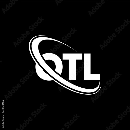 OTL logo. OTL letter. OTL letter logo design. Initials OTL logo linked with circle and uppercase monogram logo. OTL typography for technology, business and real estate brand. photo