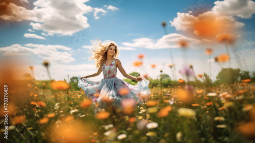 girl in a field of sunflowers happiness beauty wallpaper for desktop 