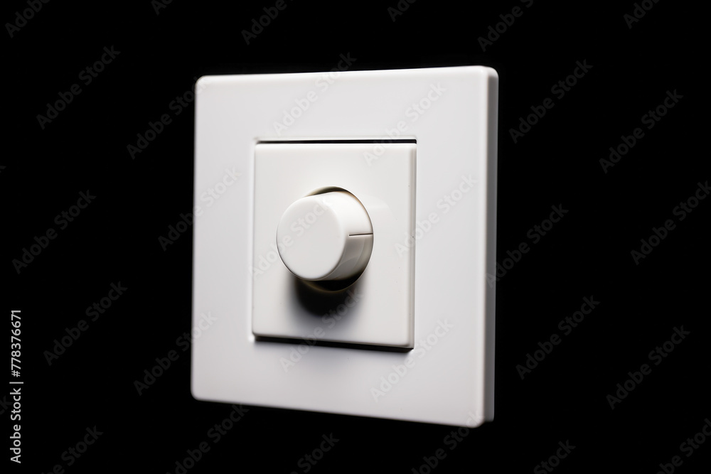 generated illustration of a light switch on black background generated illustration of a light switch on black background