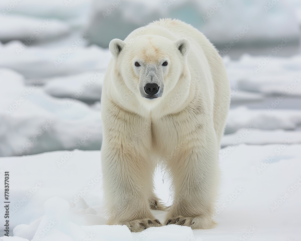 Polar bear watching in the Arctic, majestic ice wanderers Polar bear watching in the Arctic, majestic ice wanderers