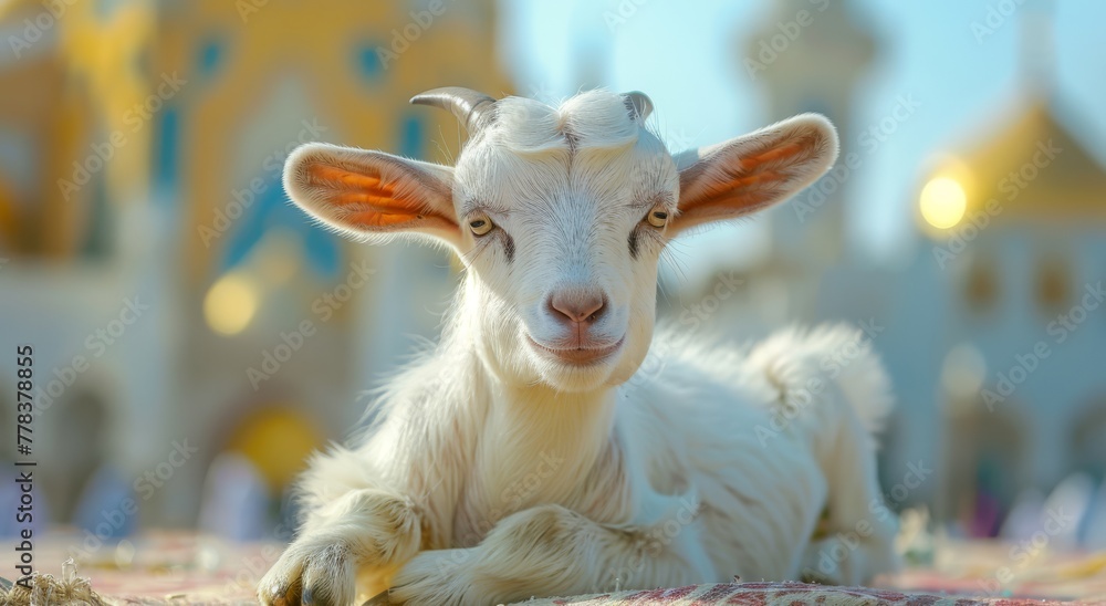 Obraz premium Goat Qurbani Eid Genrated with Ai tools