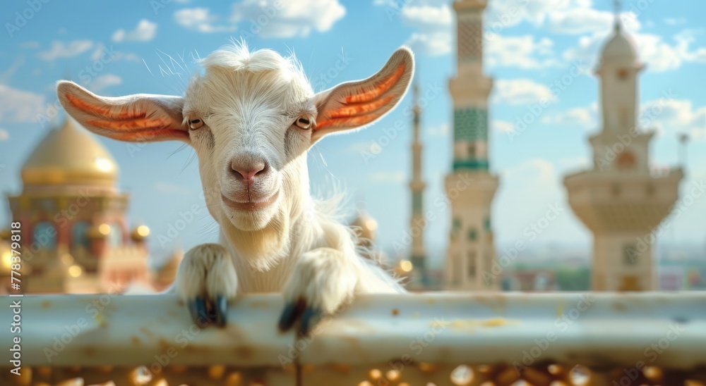Goat Qurbani Eid Genrated with Ai tools