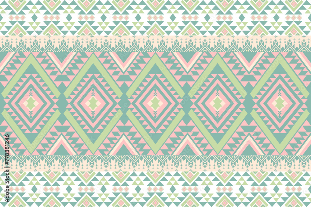 Colorful fabric patterns design from geometric shapes.
Native American fabric patterns For designing fabric patterns Clothing. Colorful fabric patterns design from geometric shapes.
Native American fabric patterns For designing fabric patterns Clothing.