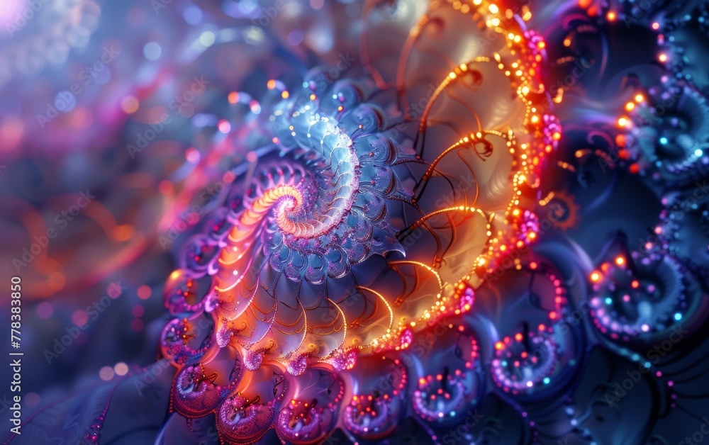 Abstract colorful fractal background Abstract colorful fractal background