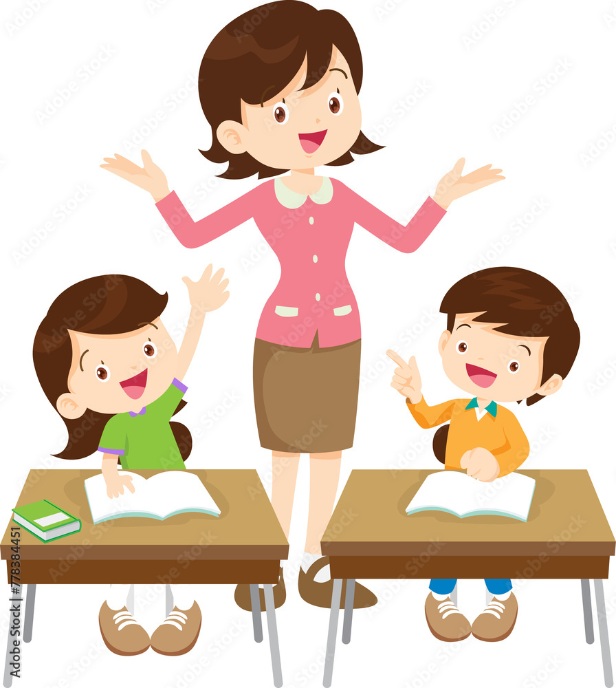 students and teacher in classroom children learning education concept students and teacher in classroom children learning education concept